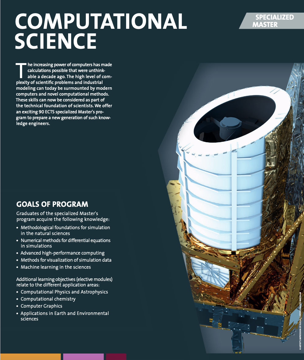 Master's Programs | Faculty of Science | UZH